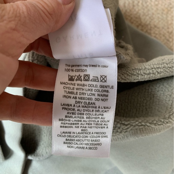 Les Tien Heavyweight Mock Neck Raglan sz Small PW15 - Picture 9 of 9